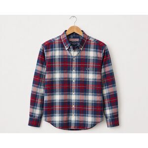 Vineyard Vines Collegiate Plaid Button-Down Shirt | Men's Small | EUC